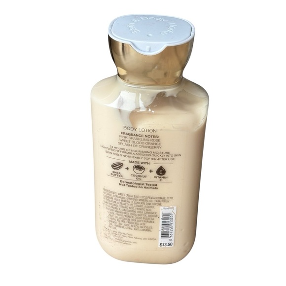 Bath & Body Works Bubbly Rose Body Lotion 8 oz - Picture 3 of 3